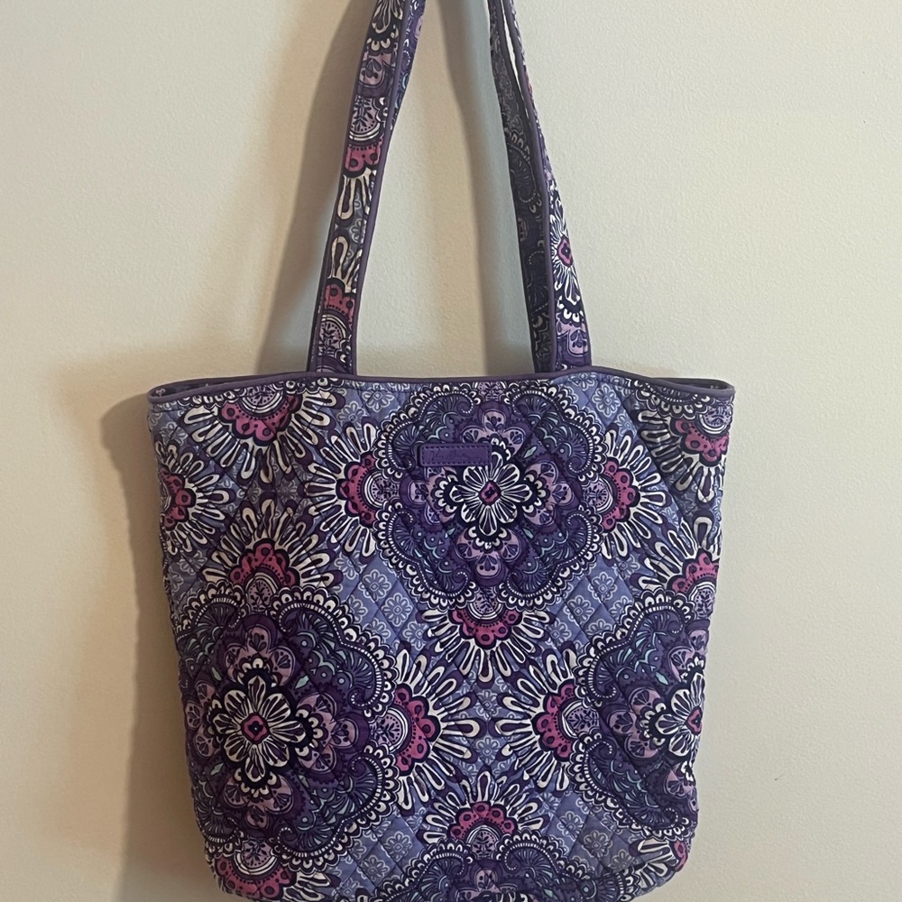 Vera Bradley Purple and Pink Floral Tote